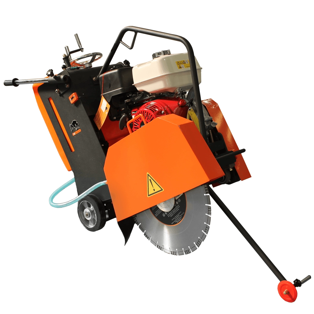 Taietoare de beton/asfalt - Masina de taiat asfalt/beton BISONTE MTA505H motor Honda GX390 13 cp disc Ø 500mm optional