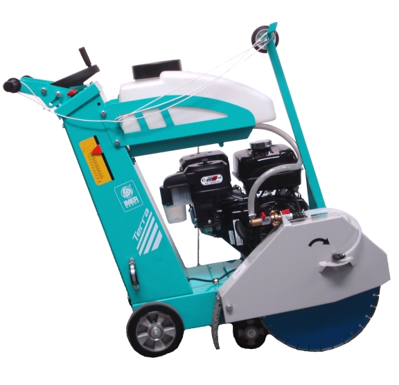 Taietoare de beton/asfalt - Masina de taiat asfalt/beton IMER Terra 500 motor diesel Yanmar L100 9,9 cp disc Ø 500 mm inclus