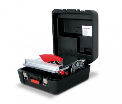 Masini de debitat placi ceramice - Masina de taiat gresie, faianta 520W, ND-180 230V-50Hz. cu cutie si disc extra - RUBI-25945