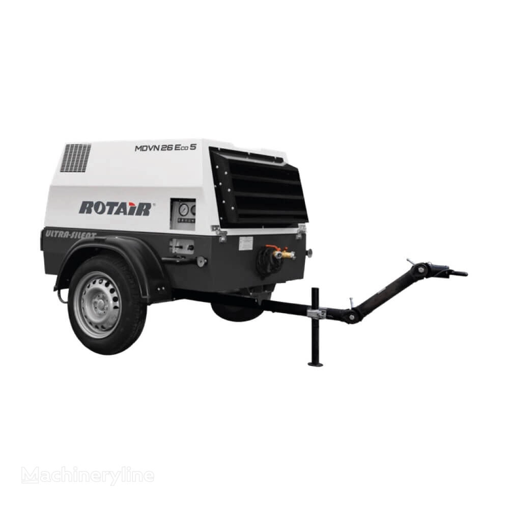 Motocompresoare - Motocompresor ROTAIR MDVN 26KEco5 2500l/min/6.5bar Kubota tractabil rutier, lumini/fara frana