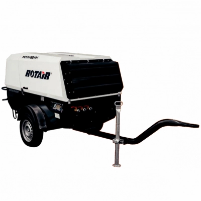 Motocompresoare - Motocompresor ROTAIR MDVN 83 ECO5 Dual Pressure 7-10bar, kit sablare/aftercooler, kit gresare omologat rutier