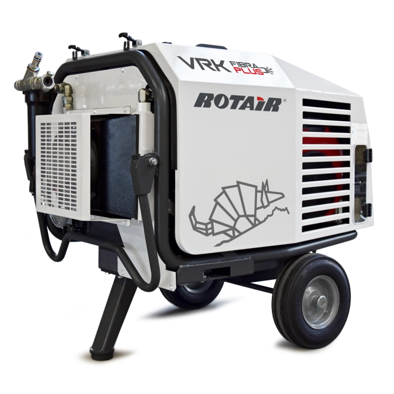 Motocompresoare - Motocompresor ROTAIR VRK FIBRA presiune 15 bar debit 1000 l/min motor Honda GX 690 22,5 cp