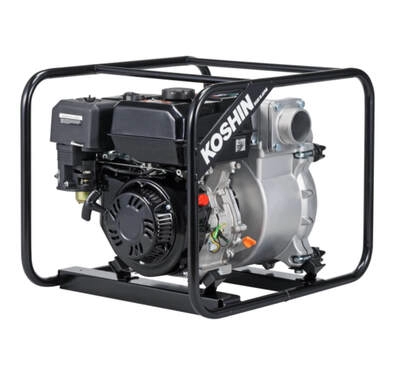 Padure si gradina - Motopompa ape foarte murdare KOSHIN KTZ-80X-BAE motor Koshin K300 Ø 80 mm debit 82 mc/h