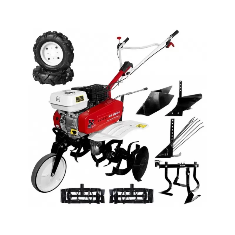 Motosape / Motocultoare - Motosapa MEDIA LINE MS6580/4TOP pachet Top, benzina, 7 CP, latime 80 cm