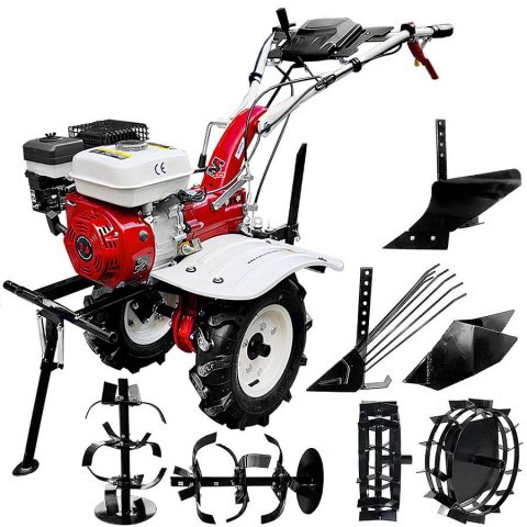 Motosape / Motocultoare - Motosapa MEDIA LINE MS7100/5CFTOP pachet Top, benzina, 7 CP, latime 80 cm