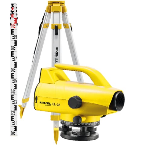 Echipamente de masurat - Nivela electronica Digitala EL-32 Nivel System cu mira cu cod de bare TS-5 și trepied SJJ1
