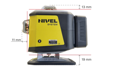 Nivela laser cu 4 planuri, compensator electronic si functie de înclinare Nivel System CL5R [3]
