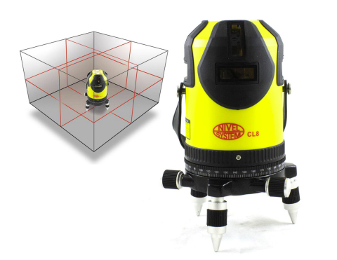 Echipamente de masurat - Nivela laser cu linii Nivel System CL8 -fascicul rosu, proiectie 360 grade