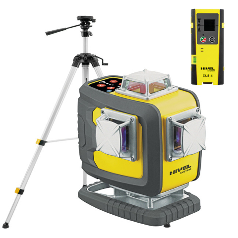 Echipamente de masurat - Nivela laser in cruce Nivel System CL4D-R cu trepied SJJM1EX senzor CLS4