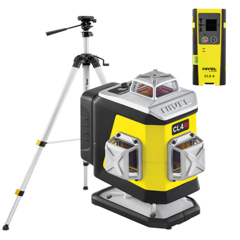 Echipamente de masurat - Nivela laser rosu in cruce Nivel System CL4R cu trepied SJJM1EX receptor CLS4