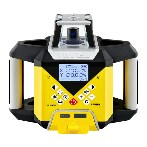 Nivela laser rotativa cu fascicul rosu Nivel System NL640R DIGITAL trepied SJJ32 Stadie LS35 [2]