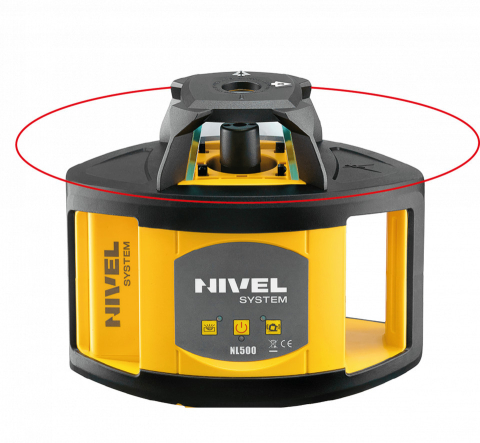 Nivela laser rotativa Nivel System NL500 Digital cu fascicul rosu [4]