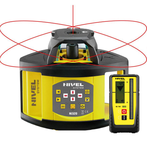 Nivela laser rotativa Nivel System NL520R Digital stadie LS24 trepied SJJ1 [1]