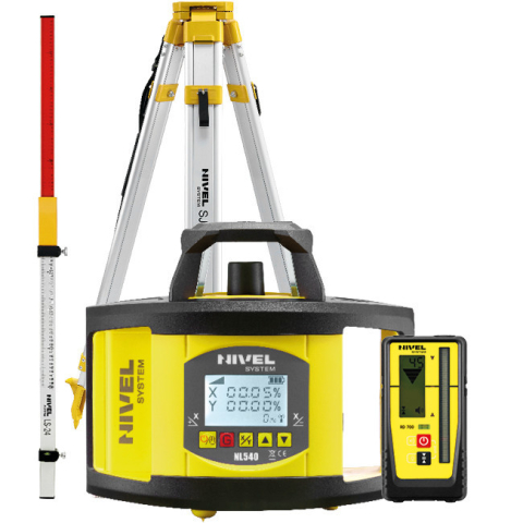 Nivele laser rotative - Nivela laser rotativa Nivel System NL540 Digital stadie LS24 trepied SJJ1