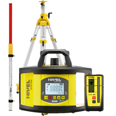Nivele laser rotative - Nivela laser rotativa Nivel System NL540 Digital stadie LS24 trepied SJJ32