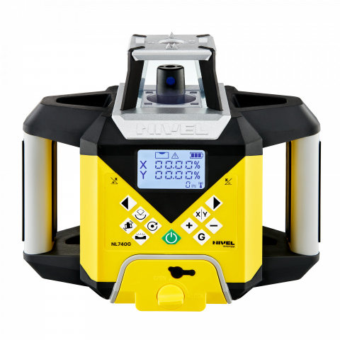 Nivela laser rotativa Nivel System NL740G Digital stadie LS24 Trepied SJJ32 [2]