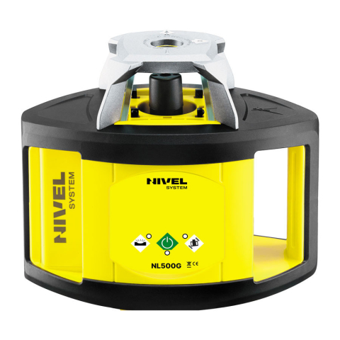 Nivelă laser rotativa verde Nivel System NL500G Digital [1]