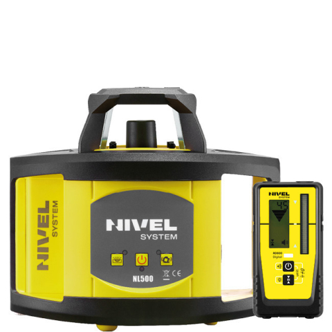 Nivelă laser rotativa verde Nivel System NL500G Digital trepied SJJ32 stadie LS35 [2]