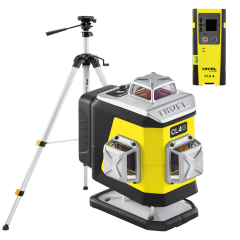 Echipamente de masurat - Nivela laser verde in cruce Nivel System CL4G Set cu trepied SJJM1EX receptor CLS4
