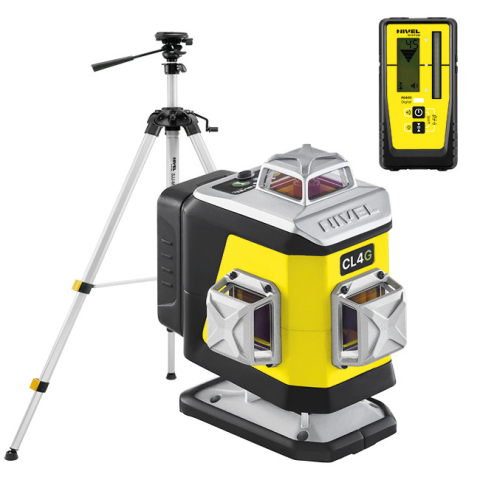 Echipamente de masurat - Nivela laser verde in cruce Nivel System CL4G Set cu trepied SJJM1EX receptor digital RD800