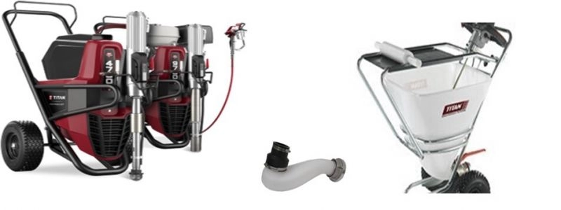 Pompe Hidraulice - Pachet Pompa airless Titan PowrBeast 7700E CART 230V 6l/min+Container 100l/role descarcare/conector