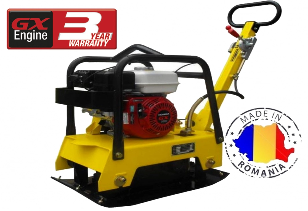 Placi compactoare - Placa compactoare reversibila AGT CRBH130 GX160+pad