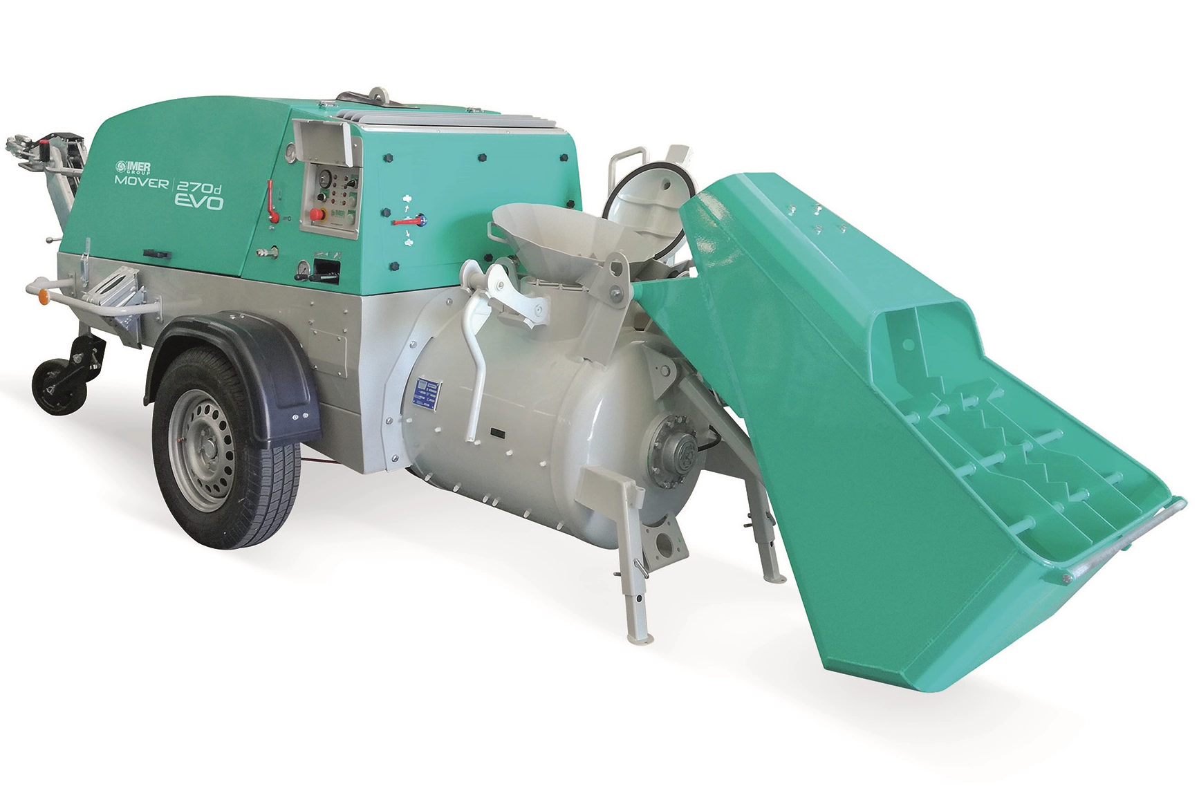 Sisteme de pompare si vopsire - Pompa de sapa Imer Mover 270 DBR EVO T5 Yanmar Stage V diesel debit 220 l/ciclu (include furtunuri)
