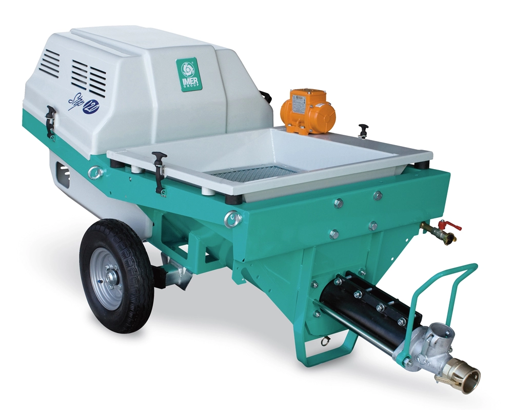 Masini de Tencuit - Pompa de tencuit Imer Step 120 400V debit 17-35 l/min materiale traditionale