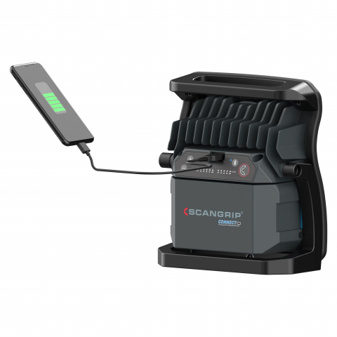 Proiector LED portabil cu acumulator SCANGRIP NOVA 4 CONNECT - SOLO [4]