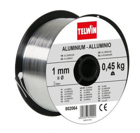 Sarma sudura MIG-MAG - Sarma sudura aluminiu AlMg5 Telwin 1.0 mm rola 0.45 kg