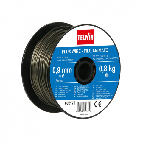 Sarma sudura MIG-MAG - Sarma sudura cu flux Telwin 0.9 mm rola 0.8 kg - pentru sudura fara gaz