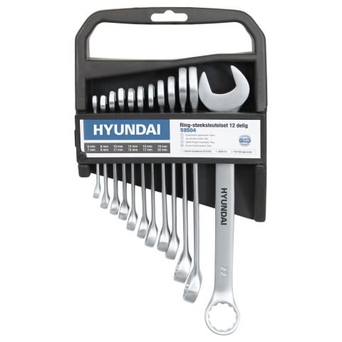 Truse de scule manuale - Set 12 chei combinate 6-22 HYUNDAI HY-59504