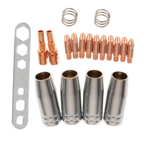 Aparate de sudura - Set 19 consumabile INTENSIV pentru pistolet MIG MAG 25AK