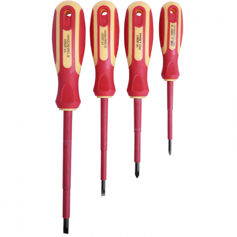 Scule de mana - Set 4 surubelnite VDE 1000V HYUNDAI HY-59402