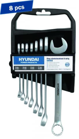 Truse de scule manuale - Set 8 chei combinate 8-19 HYUNDAI HY-59503