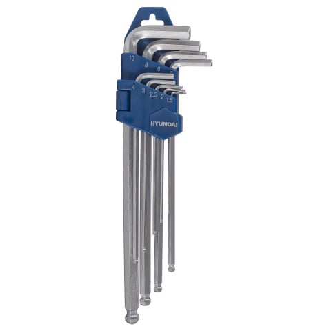 Truse de scule manuale - Set 9 chei imbus cu cap sferic HYUNDAI HY-59524