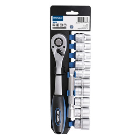Truse de scule manuale - Set cheie clichet cu tubulare 3/8 12 buc HYUNDAI HY-59632