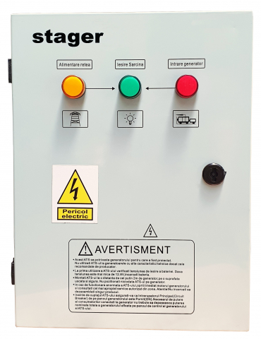 Accesorii generatoare - Automatizare monofazata Stager YPA20063F12S 63A, 12Vcc, protectie
