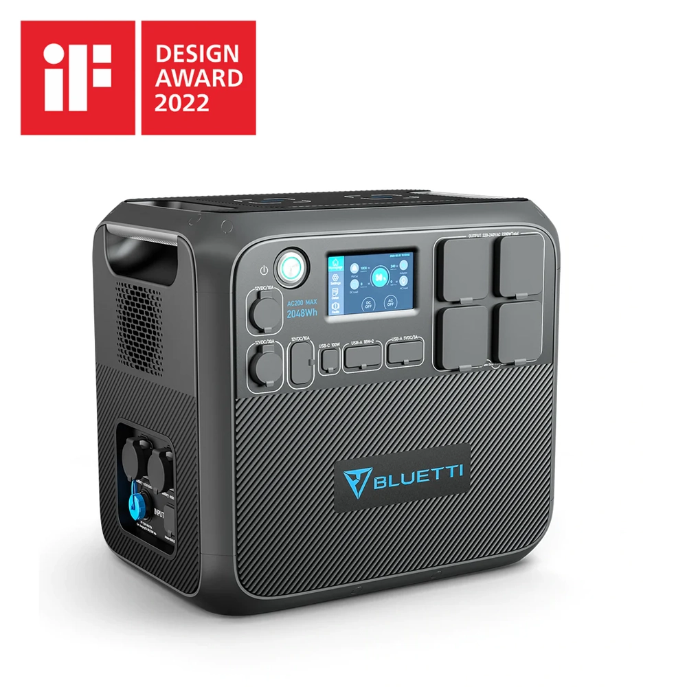 centralae lectrica portabila bluetti AC200max 2200w 2048wh [1]
