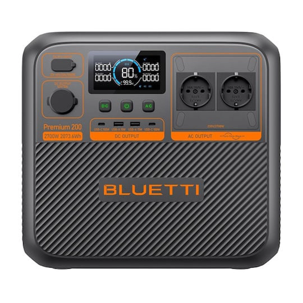 Statii de energie portabile - Statie energie portabila BLUETTI PREMIUM 200 V2 2700W, 2073Wh