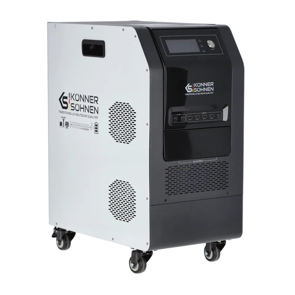 Scule electrice - Stație portabilă de încărcare Könner & Söhnen KS 5200PS, 5,12 kWh, 5.200 W
