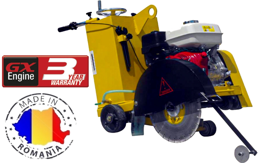 Taietoare de beton/asfalt - Taietor de beton/asfalt AGT ATB 400/9, Honda 9CP, disc 400mm
