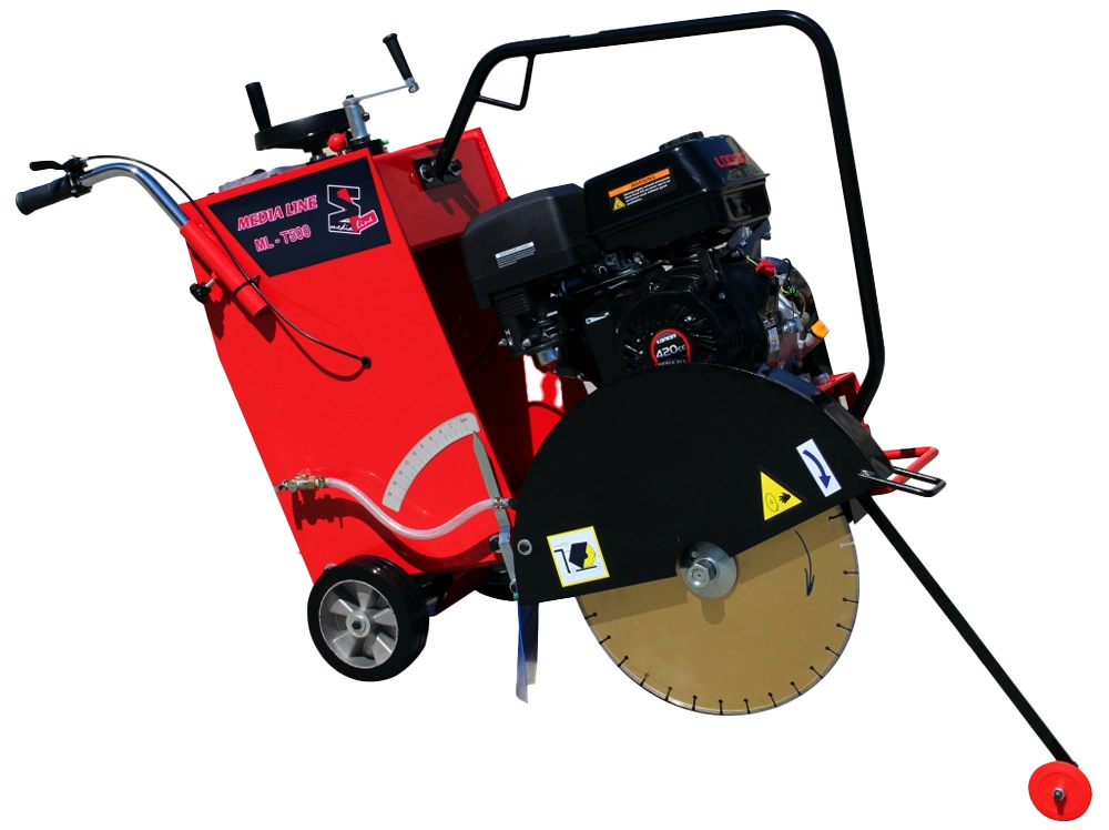 Utilaje constructii - Taietor de beton/asfalt MEDIA LINE ML-T500, Loncin 15CP, disc 550mm