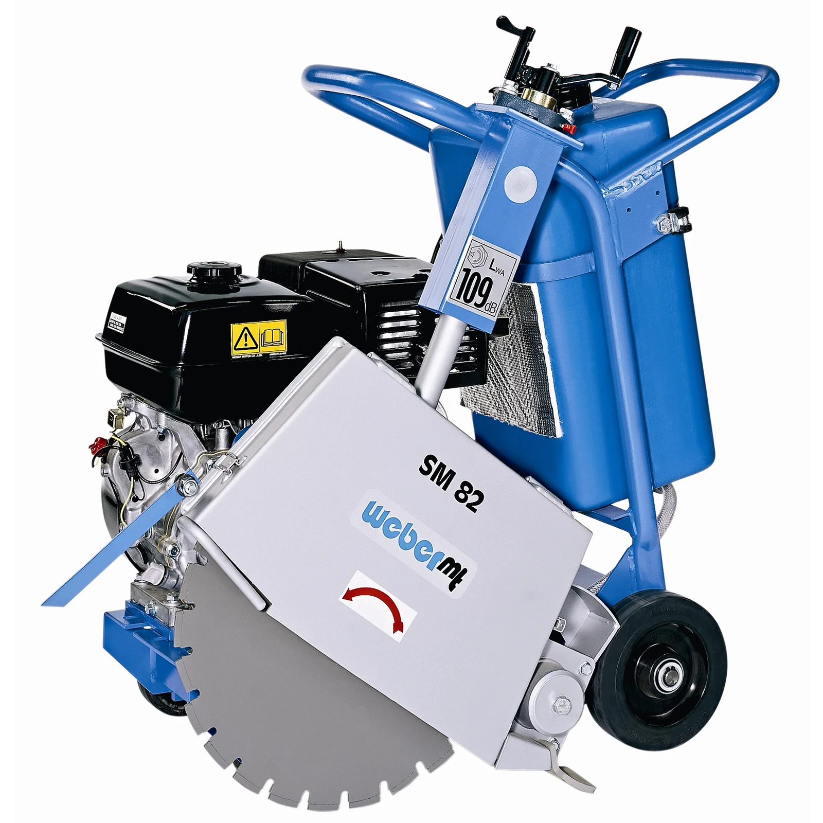 Taietoare de beton/asfalt - Taietor de beton/asfalt Weber SM 82-3 HD, disc 500 mm, Honda GX 390