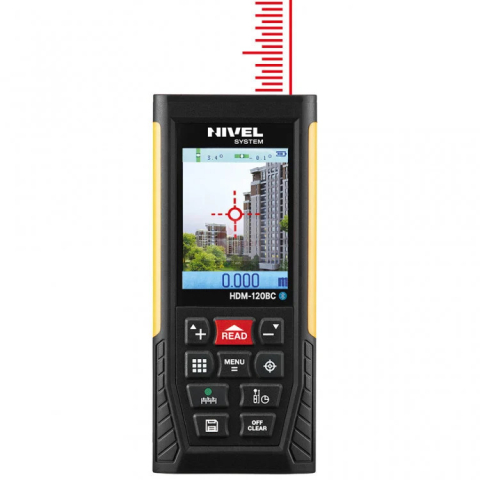 Echipamente de masurat - Telemetru cu laser rosu 120m, HDM-120BC - Nivel System