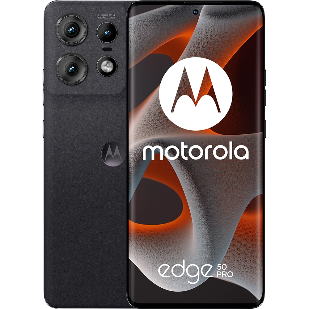 Telefon MOTOROLA Edge 50 Pro 5G, 512GB, 12GB RAM, Dual SIM, Black Beauty [2]