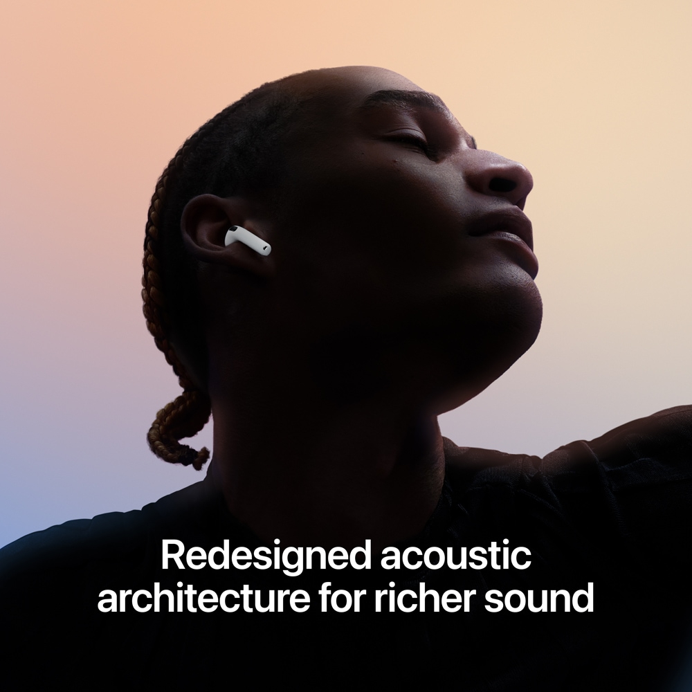APPLE AirPods 5, True Wireless, Bluetooth, In-Ear, Microfon, Noise Cancelling, Carcasa Incarcare USB-C, alb [3]