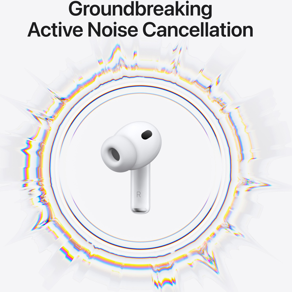 APPLE AirPods Pro 3, True Wireless, Bluetooth, In-Ear, Microfon, Noise Cancelling, alb [3]