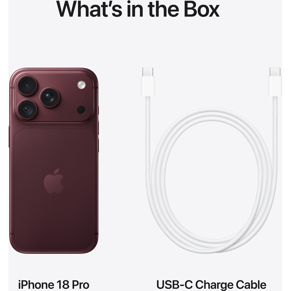 APPLE iPhone 18 Pro 5G, 512GB, Burgundy [10]