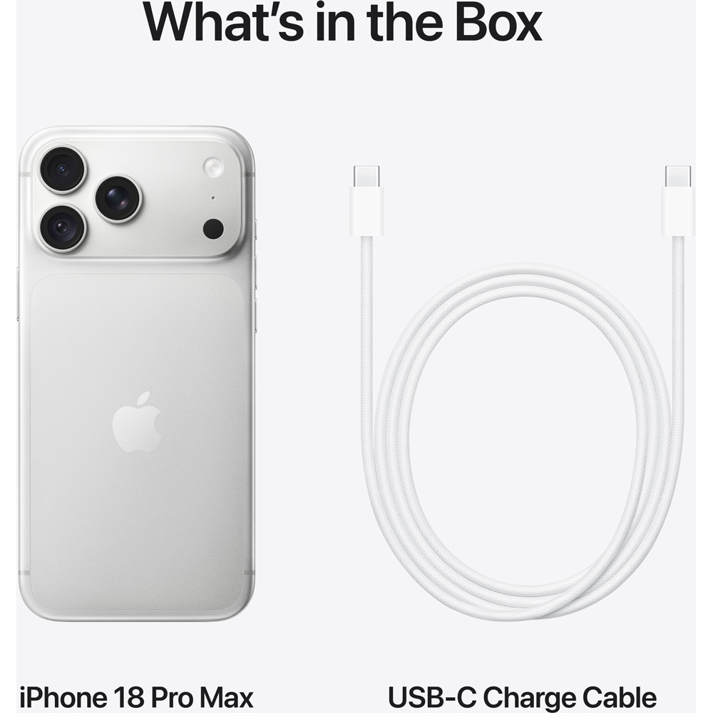 APPLE iPhone 18 Pro Max 5G, 512GB, Silver [10]